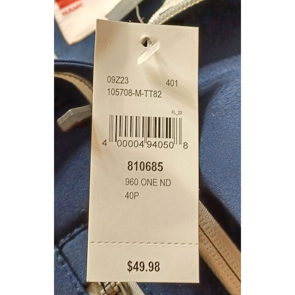 Team 365 Icon Colorblock Softshell Full Zip Jacket Men's XL Blue White TT82 NEW - Picture 6 of 8